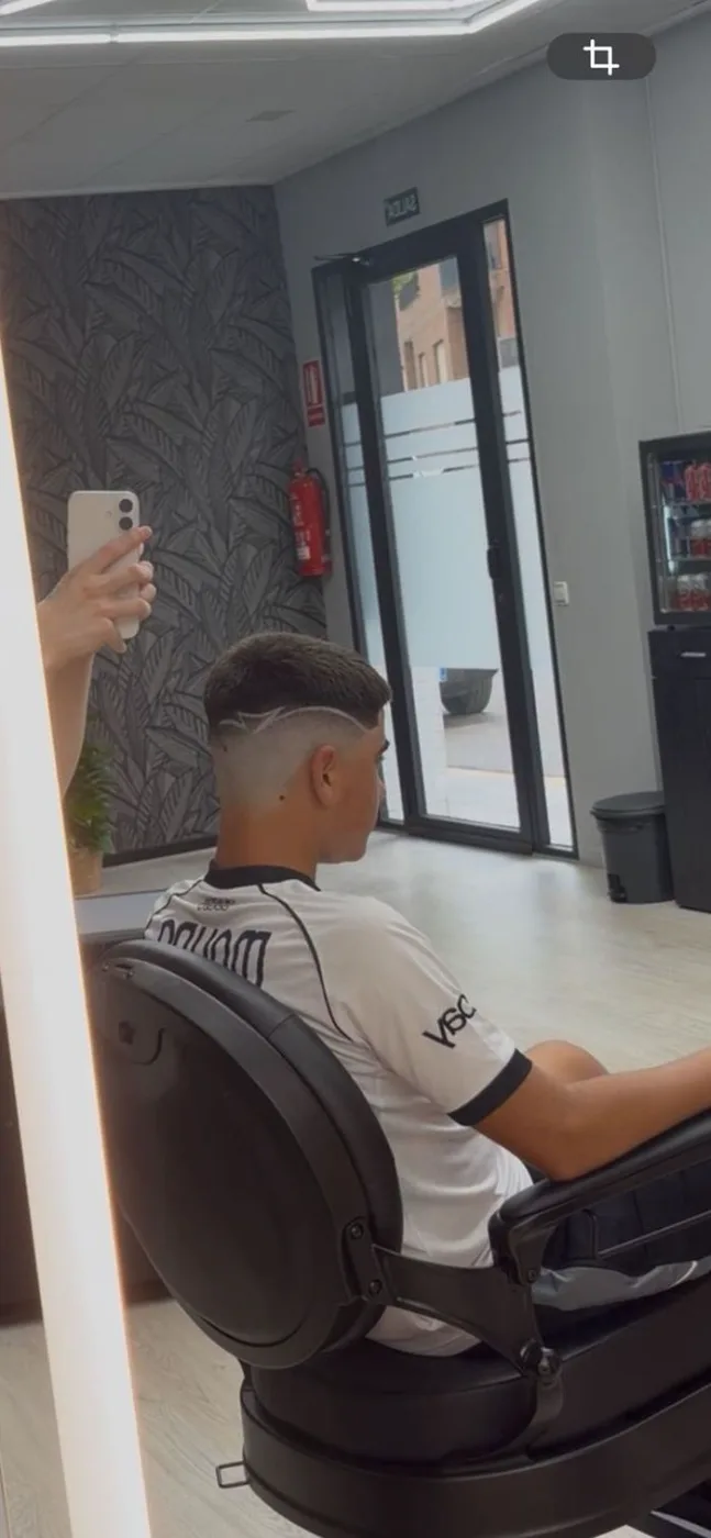 Corte realizado en Nadal Barber 3